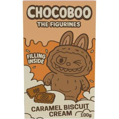 Chocoboo figurka z mléčné čokolády s praskajícími kuličkami se sušenkovou náplní s kadayif 100 g