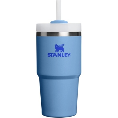 STANLEY Син термос със сламка от неръждаема стомана 600 ml Quencher H2. O FlowState Tumbler Blue Sky - Stanley (100000146127)