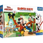 Trefl Двустранен пъзел Mickey Mouse Clubhouse SUPER MAXI (41012)