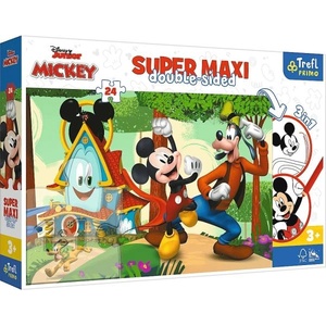 Trefl Двустранен пъзел Mickey Mouse Clubhouse SUPER MAXI (41012)