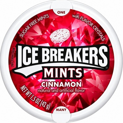 Ice Breakers mentolky s příchutí skořice 42 g