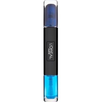 L'Oréal LOreal Paris Infallible Лак за нокти 2-в-1 038 Rebel Blues 2 x 5 ml
