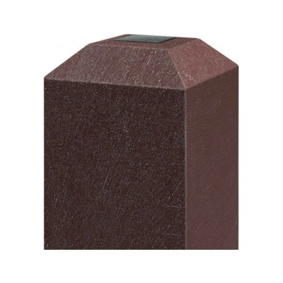 Sloupek "D" 84 × 84 mm, délka 2,0 m, H, s výztuhou