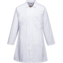 Portwest 2206 Plášť potravinársky pánsky s tromi vreckami Biela