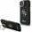 GUESS PU Grained 4G Logo Stand Camera Frame Заден калъф за iPhone 13 Черен Guess | Cheren | ЖЕНИ | UNI