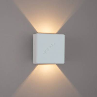 Brilagi - Външно стенно LED осветително тяло DOUBLERAY LED/6W/230V бяло IP54 (BG3831)