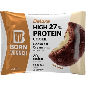 Image 1 of Born Winner Deluxe 27% High Protein Cookie [75 грама] Бисквити с крем
