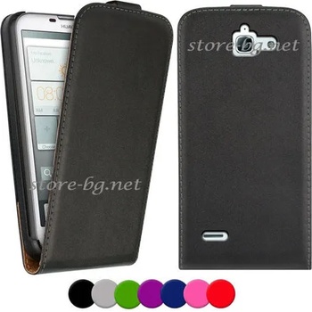 Image 1 of Huawei Ascend G730 Флип Кожен Калтф + Протектор