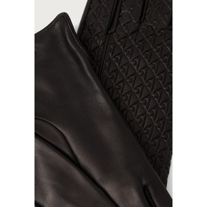 Calvin Klein ръкавици дамски от кожа (LV04F8122G)
