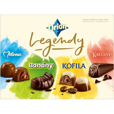 Bonboniéra Orion Legendy čokoládové pralinky oblíbených chutí 144 g