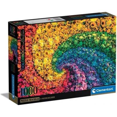 Clementoni - Puzzle Compact Colorboom Collection - 1 000 piese