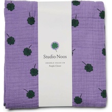 Studio Noos Swaddle zavinovačka Print Large Purple Clover