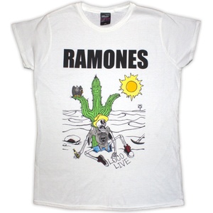 Ramones Loco Live White L Дамски Риза (RATS33LW03)