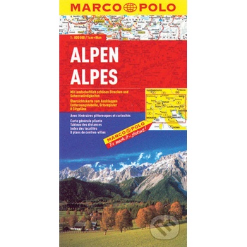 Alpy mapa 1:800T