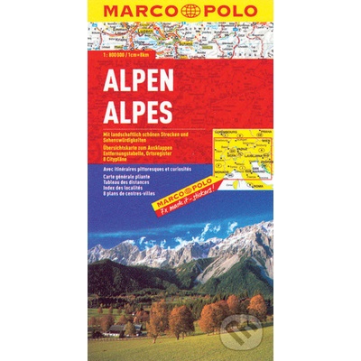 Alpy mapa 1:800T