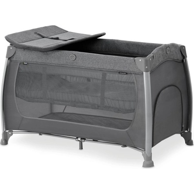 Hauck Cestovní postýlka Play n Relax Center s pultem Melange Charcoal