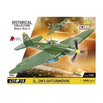 Vincobiosis COBI 5744 Historical Collection WWII IL-2M3 Shturmovik 625 blocks