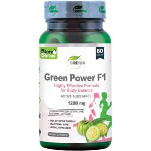 Grewia Green Power F1 - Highly Effective Formula for Body Balance [60 капсули]