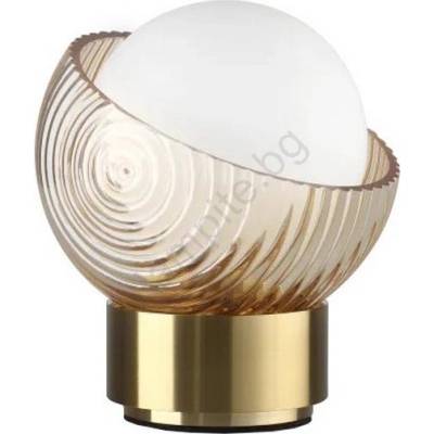 Ideal Lux - LED настолна лампа BLOOM 1xG9/3W/230V златиста/опушено бежово (ID366500)