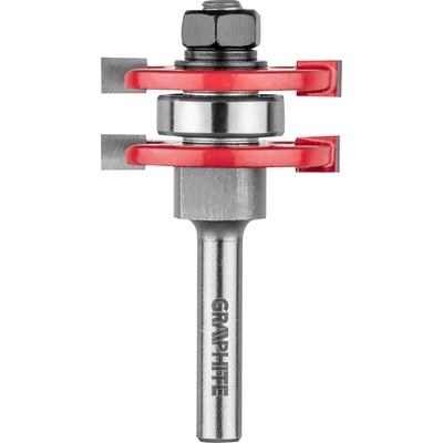 GRAPHITE Раменна фреза, HM, 41 x 6, 35 mm, дръжка 8 mm 56H221 (56H221)