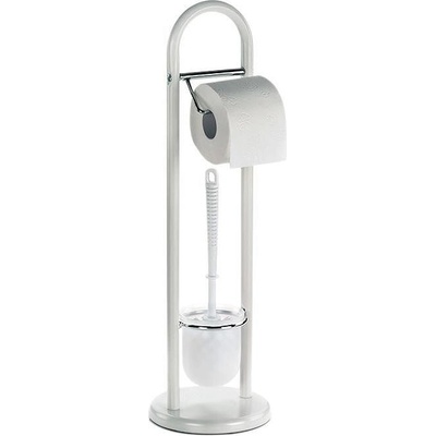 Kela Комплект kela fabio от стойка за тоалетна хартия и четка за тоалетна - бял (kela 20975)