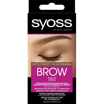 Syoss Brow Tint farba na obočie odtieň Light Brown 10 ml