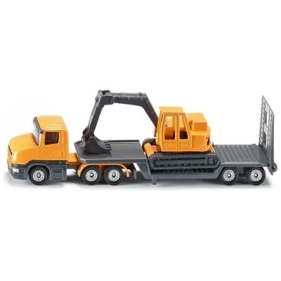 SIKU - Комплект камионче и багер Low loader with excavator (1611)