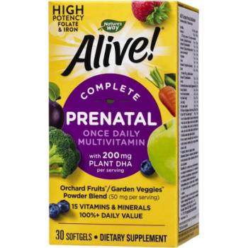 Image 1 of Nature's Way Alive! Complete Prenatal Multivitamin [30 дражета]