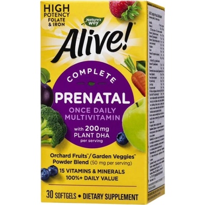 Nature's Way Alive! Complete Prenatal Multivitamin [30 дражета]