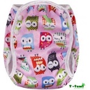 T-tomi Plienkové plavky Pink owl / růžová sova