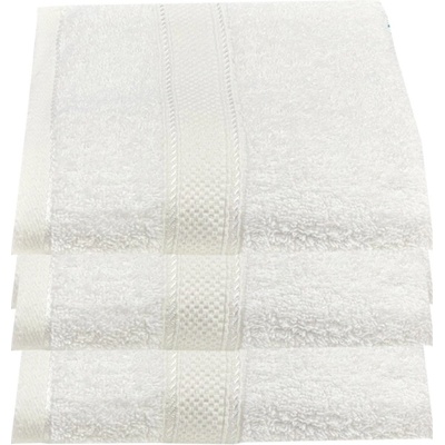 Numberoplus Froté osušky 70 x 140 cm Jednobarevný bílá