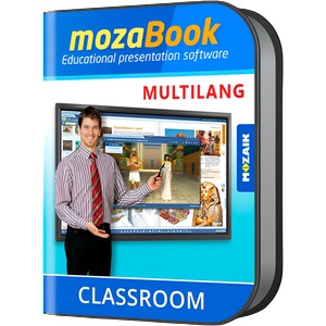 Mozaik education mozaBook MULTILANG - 40 languages / one device/ 1 Yearinteractive educational presentation software for teachers (ML-1Y) - tehnik