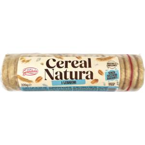 Gandola Пълнозърнести бисквити Gandola Cereal Natura - Без добавена захар, 220 g (BB202716) - ozone