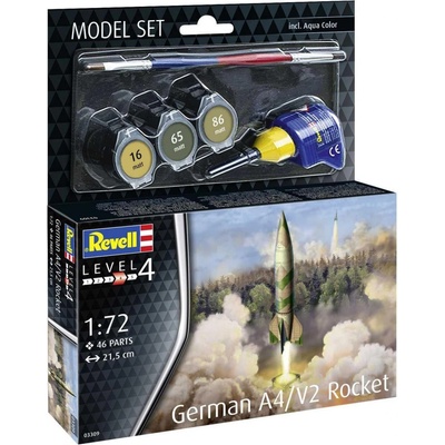 REVELL ModelSet raketa 63309 German A4/V2 Rocket 1:72