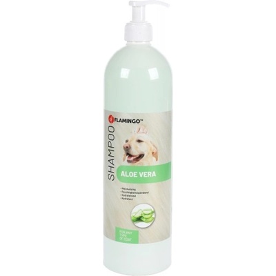 FLAMINGO Shampoo Aloe vera Any coat type - Шампоан за кучета с Алое Вера за всеки тип козина - 1 лит, Белгия - 1030860