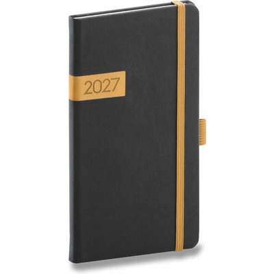 Presco Twill A7 týdenní 2027 černý
