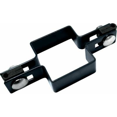 Šroubek s.r.o. Objímka na sloupek 60x60 mm, průběžná, PVC černá
