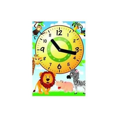 HIT OFFICE Školní hodiny papírové barevné (měsíce + roční období) 25 x 25 cm.