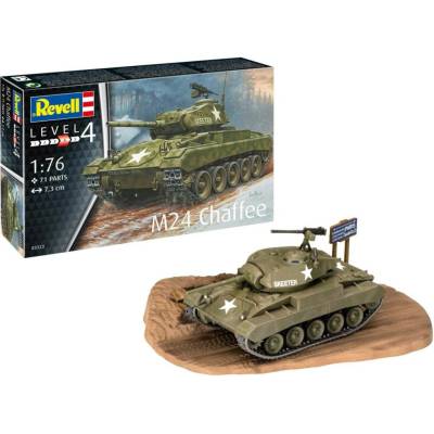 Revell Plastikový model tanku 03323 M24 Chaffee 1:76