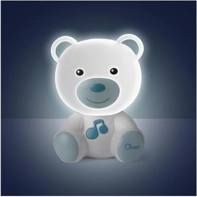 Chicco Нощна лампа Мече - синьо (09830.20)