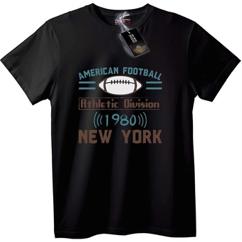 NOONEBRAND Тениска Американски Футбол NY 1980 - 2XL, Black