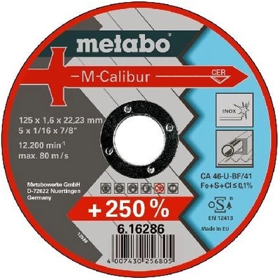 Metabo kotouč 125 x 1,6 x 22,2 mm 6162860