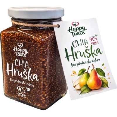 BEZVA MÜSLI Džem s chia, hruškou a rebarborou 260 g