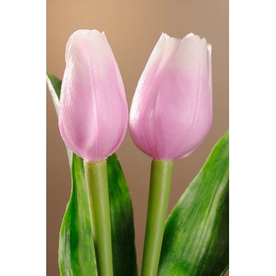 Paramit Umělý tulipán světle fialovo bilý 40 cm