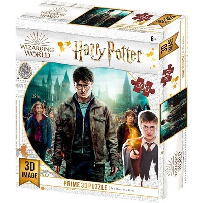 PRIME 3D Harry Potter: Harry Herminona & Ron XL 300 dílků