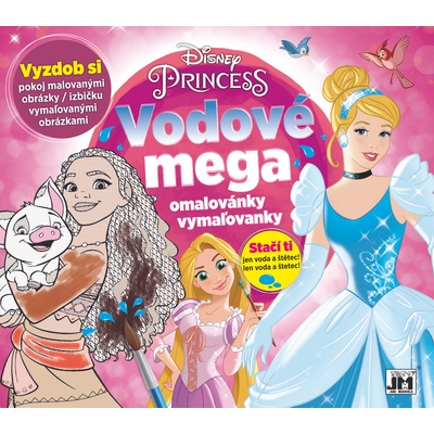 Princezny Vodové mega omalovánky