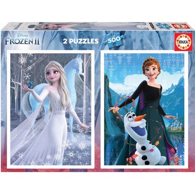 Educa Frozen a lepidlo Fix 2 x 500 dílků