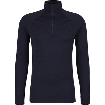 Stoic Мъжко мериносово термобельо Stoic Merino240 BengtSt. Half Zip Merino base layer - Dark Navy - размер 3XL (015-2085-0217)