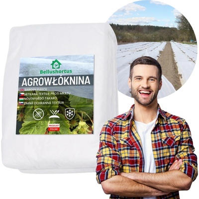 Bellushortus BÍLÁ AGROTEXTILIE 1,6m 150g UV 25m