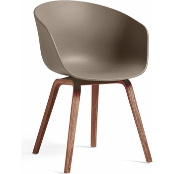HAY AAC 22 Lacquered Walnut Veneer / khaki